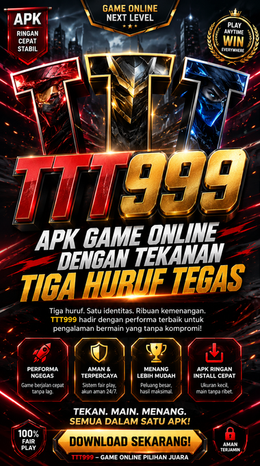 Cuplikan layar menu unduhan TTT999 untuk perangkat Android